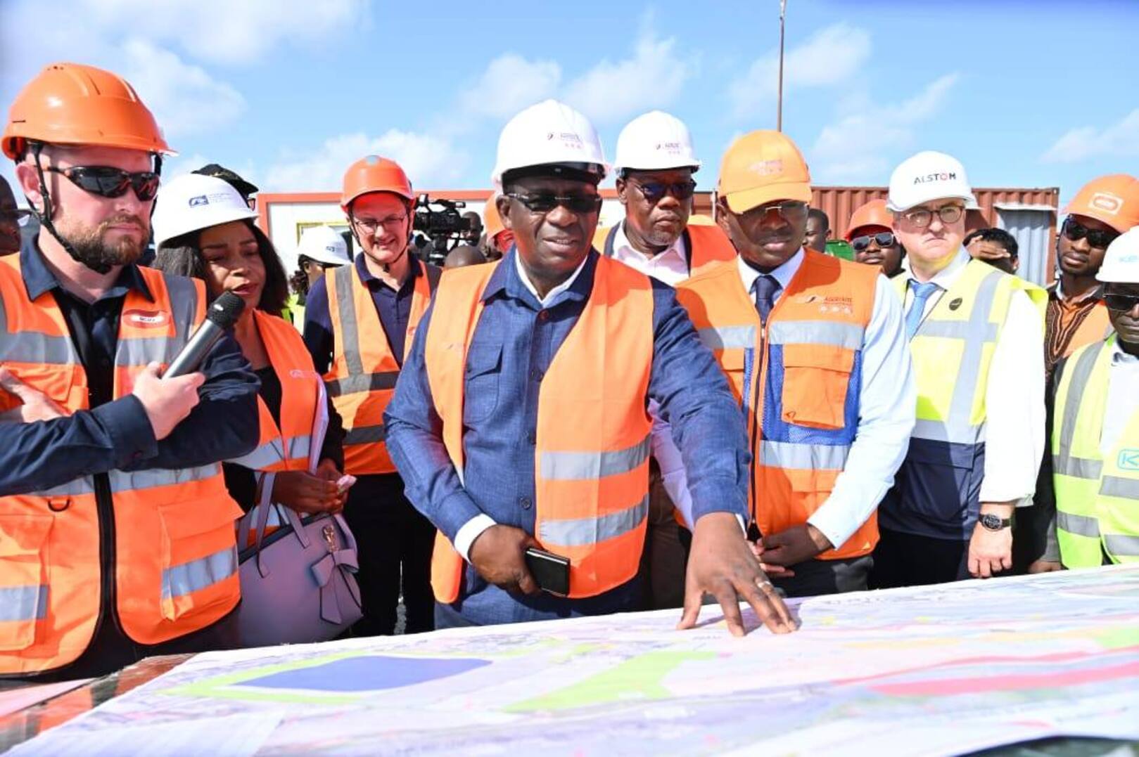 Abidjan Metro Line 1: Minister Hien Sié Yacouba Assesses Construction Progress